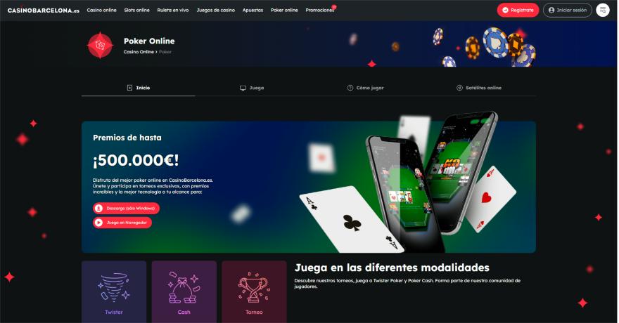 Mejores premios de poker online en casinobarcelona.es